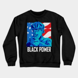 Black Panther Party Power African American Crewneck Sweatshirt